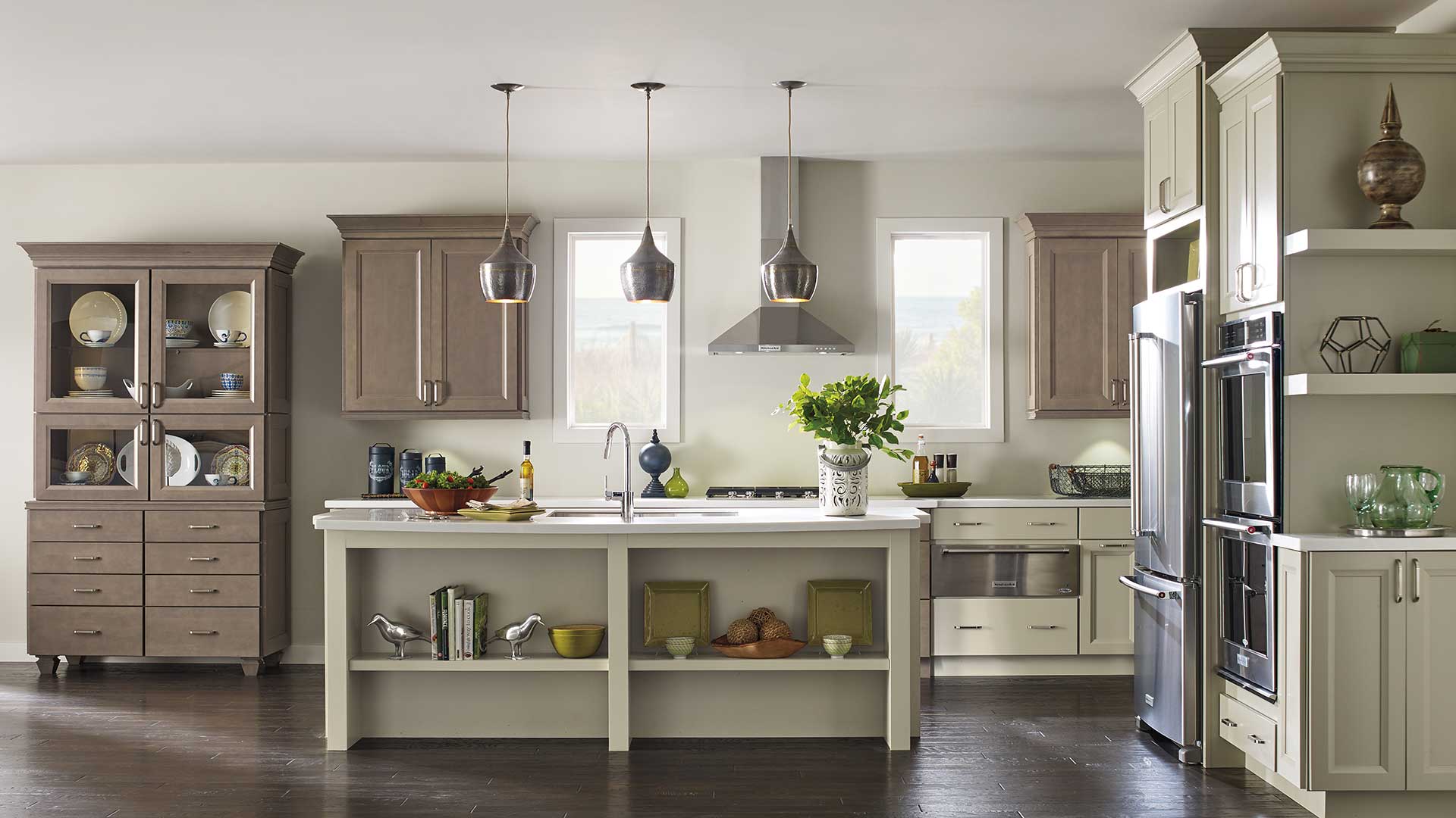 Two-Tone Cabinetry—A Timeless Trend - Kitchen Designs - Cape & Island ...